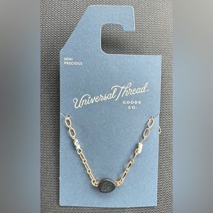 Universal Thread Black Stone Necklace